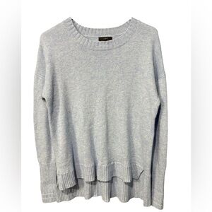 J. Crew Soft Heather Blue Crew Neck Sweater